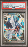 PSA 10 - 2024 POKEMON SSP EN-SURGING SPARKS #241 ARCHALUDON ex SPECIAL ILLUSTRATION RARE