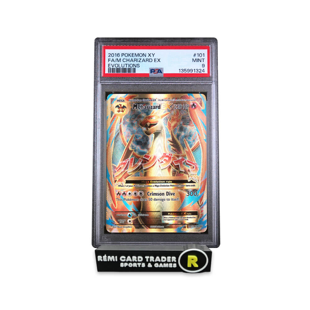POKÉMON 2016 M CHARIZARD EX (XY EVOLUTIONS) #101 PSA MINT 9