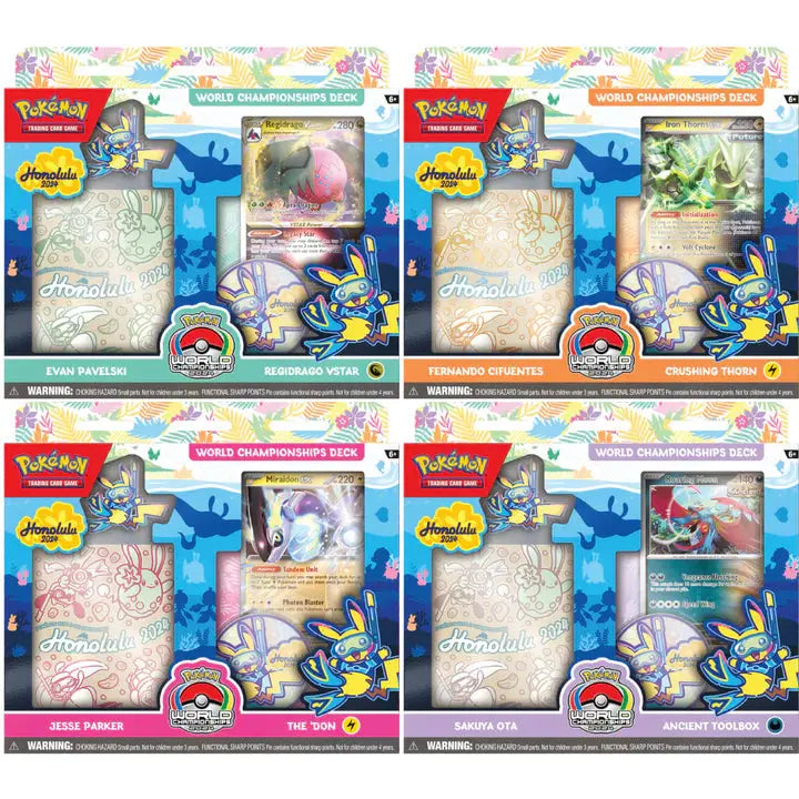 Pokemon 2024 World Championship ( Set of 4 )