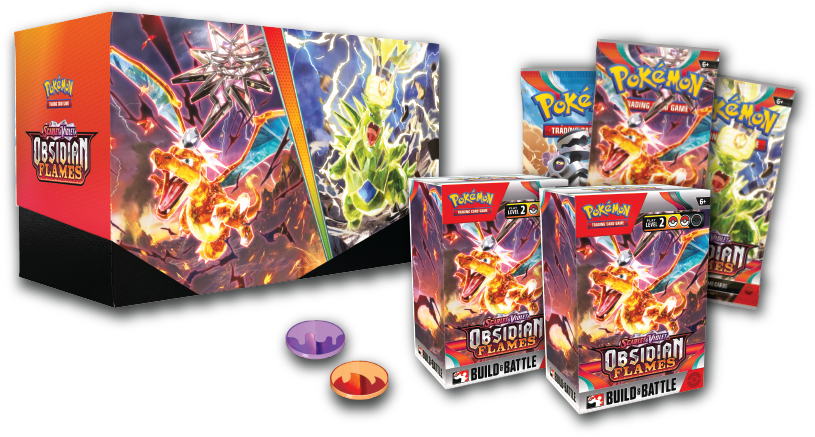Pokemon - TCG - Obsidian Flames Build & Battle Stadium
