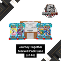 Pokemon Journey Together Sleeved Booster Sealed Case - 144 Packs