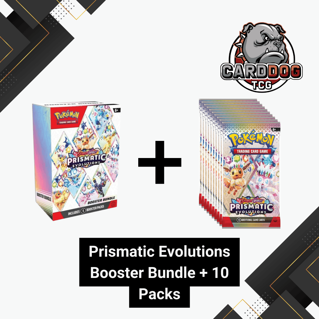 Pokemon Prismatic Evolutions Booster Bundle and 10 Booster Packs Bundle