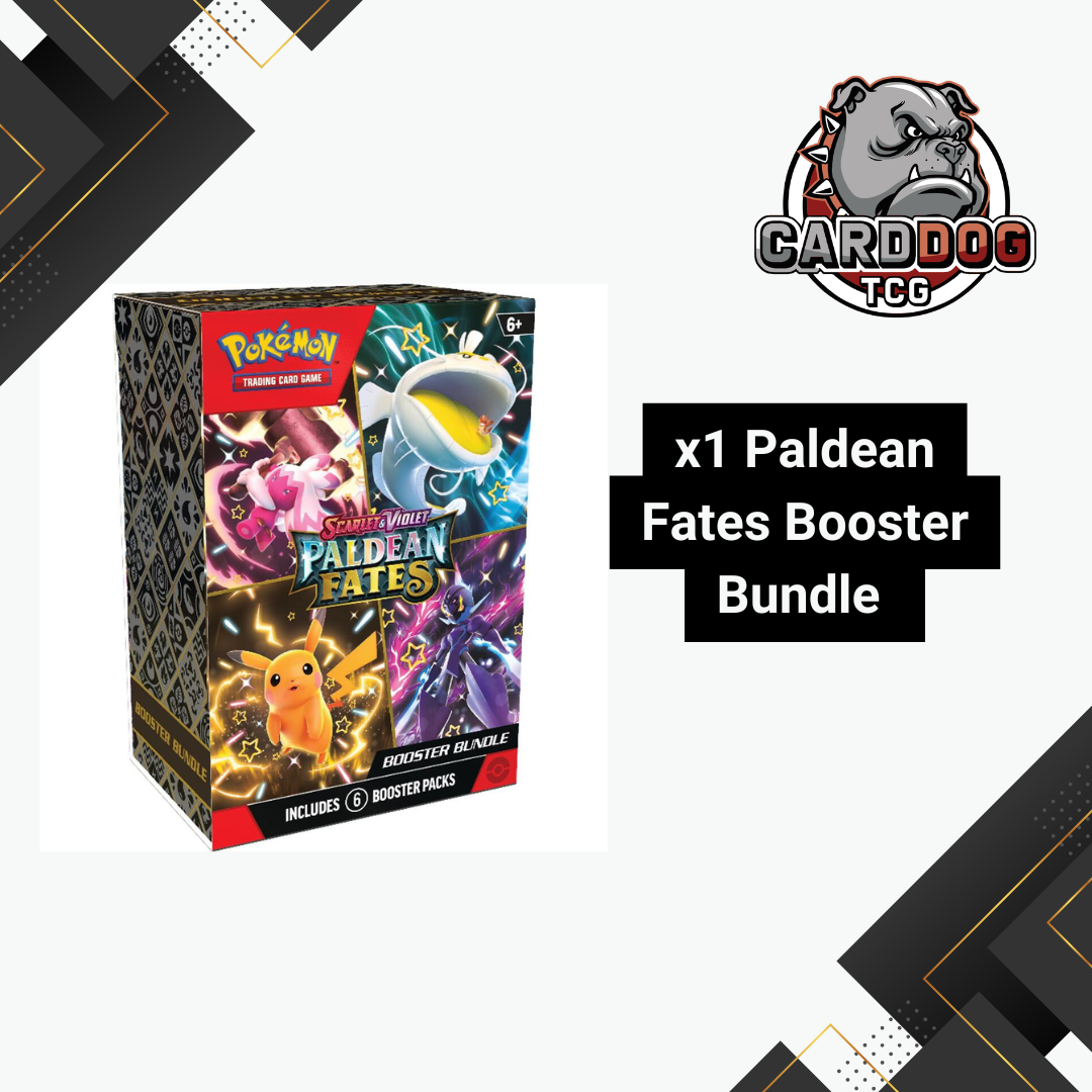 Pokemon Paldean Fates Booster Bundle Box - 6 Packs