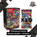 Pokemon TCG Phantasmal Flames Booster Bundle and 10 Booster Pack Combo