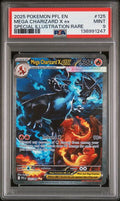 PSA 9 - 2025 POKEMON PFL EN-PHANTASMAL FLAMES #125 MEGA CHARIZARD X ex SPECIAL ILLUSTRATION RARE