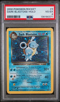 PSA 4 - 2000 POKEMON ROCKET #3 DARK BLASTOISE-HOLO SWIRL