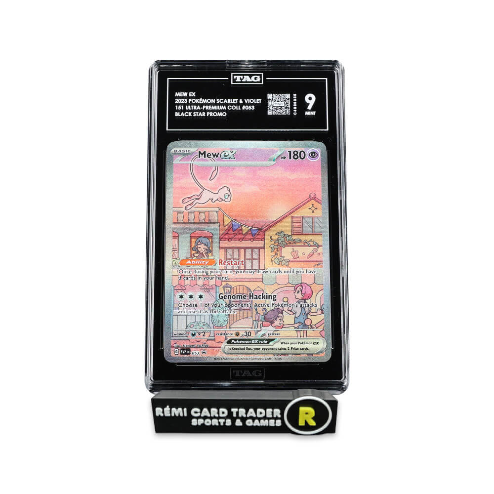 POKÉMON 2023 MEW EX (BLACK STAR PROMO) #053 TAG MINT 9