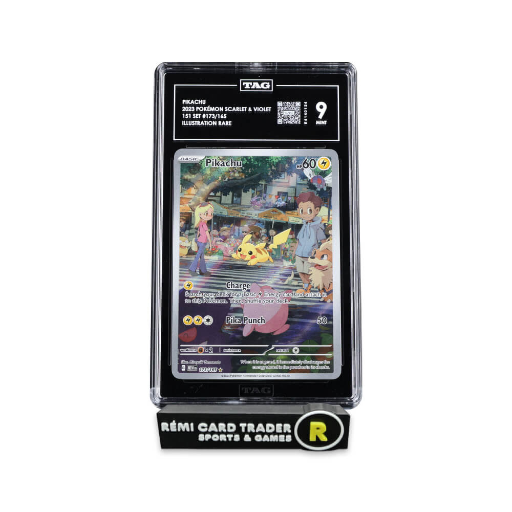 POKÉMON 2023 PIKACHU (SCARLET & VIOLET 151 SET) #173 TAG MINT 9