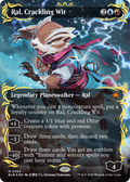 FOIL Ral, Crackling Wit (Borderless) (Raised Foil) (BLB-353) - Bloomburrow - Magic The Gathering