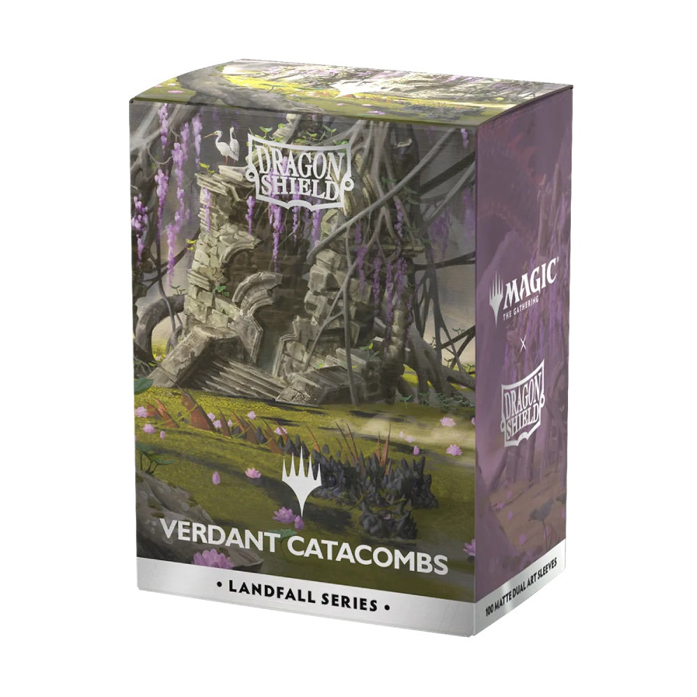 PREORDER Dragon Shield: Sleeves  Matte Dual Art  MTG Landfall Series: Verdant Catacombs