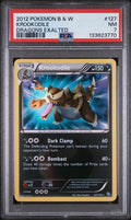 PSA 7 - 2012 POKEMON BLACK & WHITE DRAGONS EXALTED #127 KROOKODILE DRAGONS EXALTED