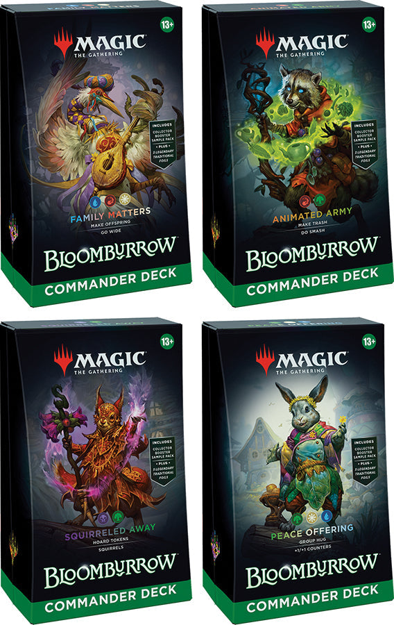 Magic the Gathering Bloomburrow Commander Deck Case