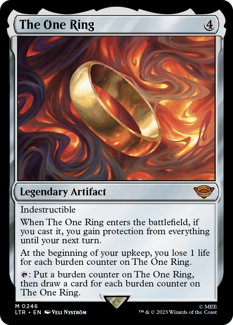 The One Ring (LTR-246) - The Lord of the Rings: Tales of Middle-earth - Magic The Gathering