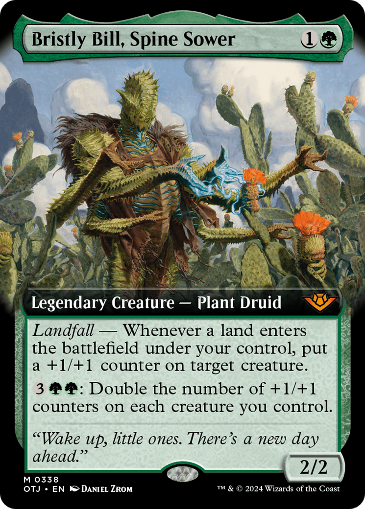 Bristly Bill, Spine Sower (Extended Art) (OTJ-338) - Outlaws of Thunder Junction - Magic The Gathering