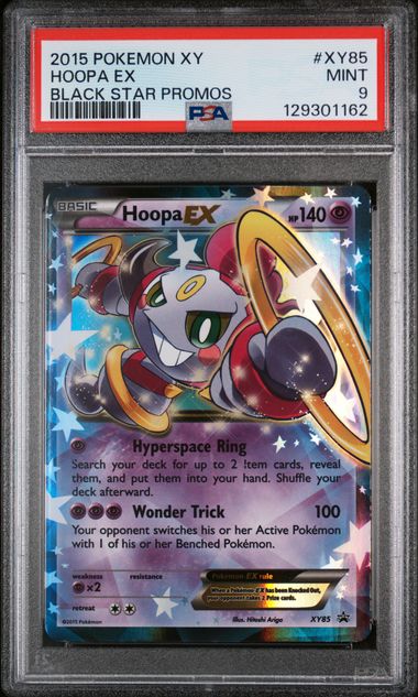 PSA 9 - 2015 POKEMON XY BLACK STAR PROMOS #XY85 HOOPA EX BLACK STAR PROMOS
