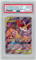 POKEMON BLACK STAR PROMO CHARIZARD & BRAIXEN GX #SM230 PSA 10 GEM MINT