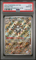 PSA 10 - 2024 POKEMON SVP EN-SV BLACK STAR PROMO #159 MAGNETON SURGING SPARKS P.C. ETB