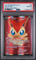 PSA 8 - 2011 POKEMON BLACK & WHITE NOBLE VICTORIES #98 FA/VICTINI NOBLE VICTORIES