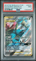 PSA 9 - 2019 POKEMON SM BLACK STAR PROMO #SM167 FA/CELEBI & VENUSR.GX PROMO-TAG TEAM TINS
