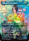 Lulu, Stern Guardian (Borderless) (Chocobo Track Foil) - Commander: Final Fantasy (FIC)