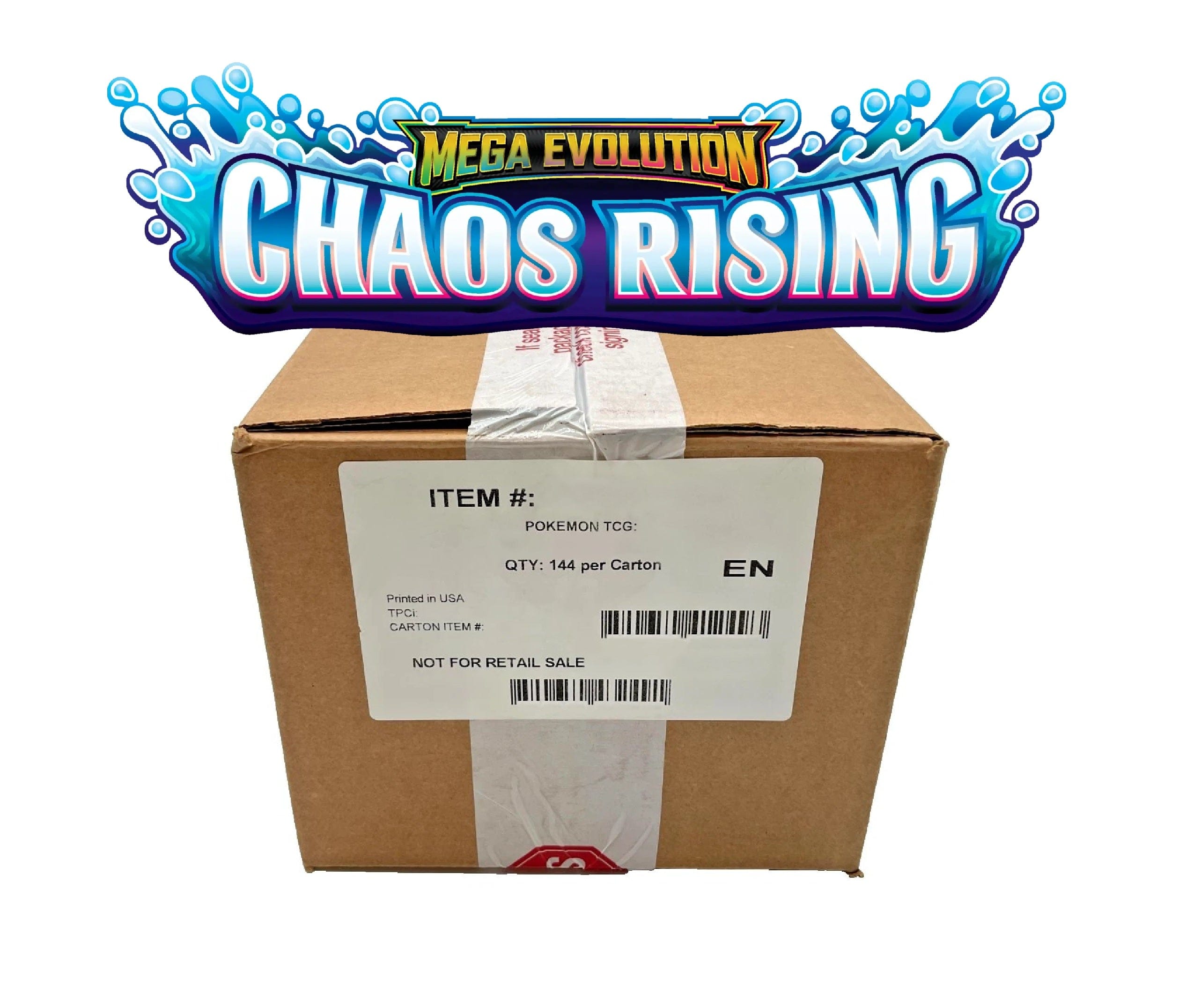 Pokemon Chaos Rising ME04 [x144] Sleeved Booster Case