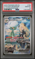 PSA 10 - 2025 POKEMON DRI EN-DESTINED RIVALS #184 CYNTHIA'S ROSERADE ILLUSTRATION RARE