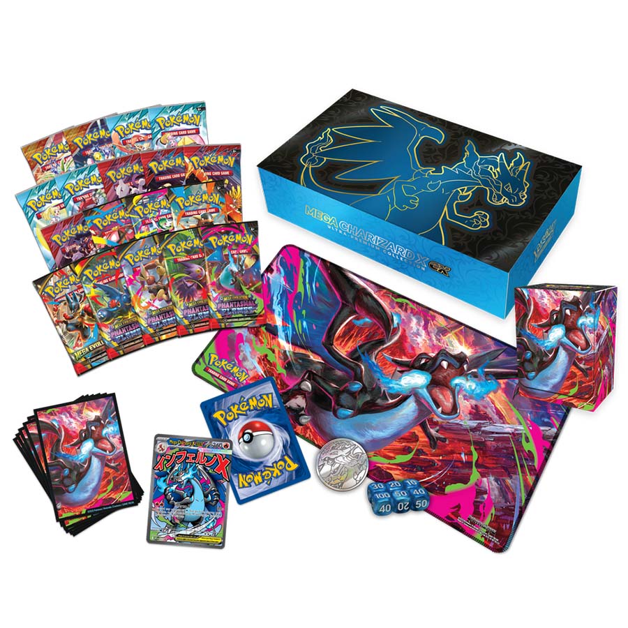 Pokemon: Mega Charizard X Ex Ultra-Premium Collection (2025)