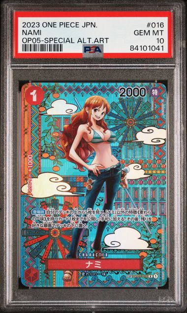 [PSA 10] {OP01-016-SP} NAMI | Japanese One Piece Card PSA Grading