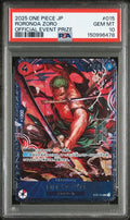 [PSA 10]{ST21-015} RORONOA ZORO | Japanese One Piece Card PSA Grading