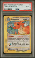 2002 POKEMON EXPEDITION #9 DRAGONITE-HOLO PSA 4