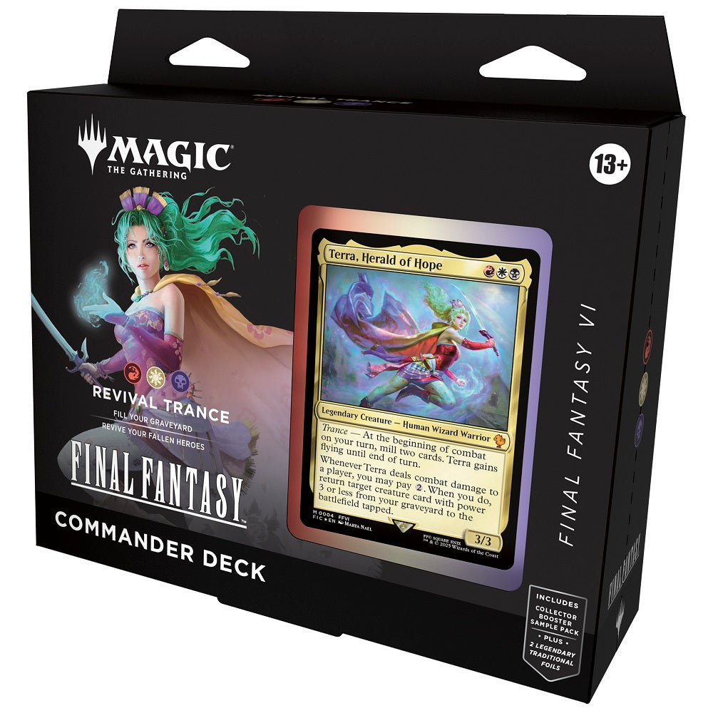 Magic the Gathering - Final Fantasy - Revival Trance - Commander Deck