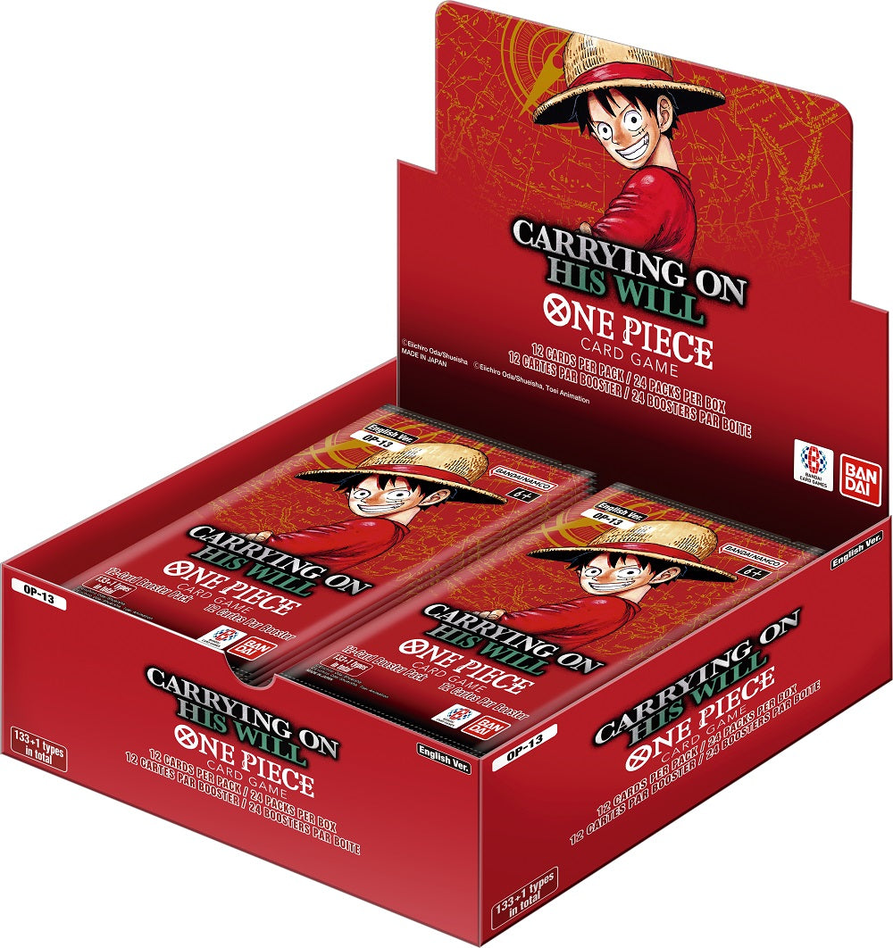 One Piece CG - Carrying On His Will - English Booster Box (OP-13) Sealed Case