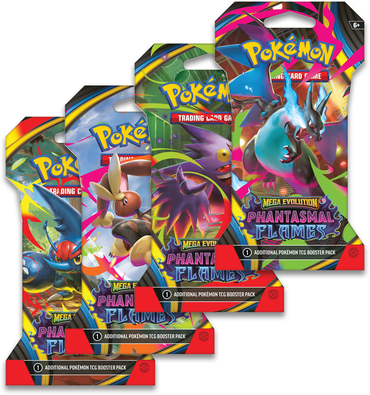 Pokemon Phantasmal Flames Sleeved Booster Pack (Lot Of 12 Sleeves)