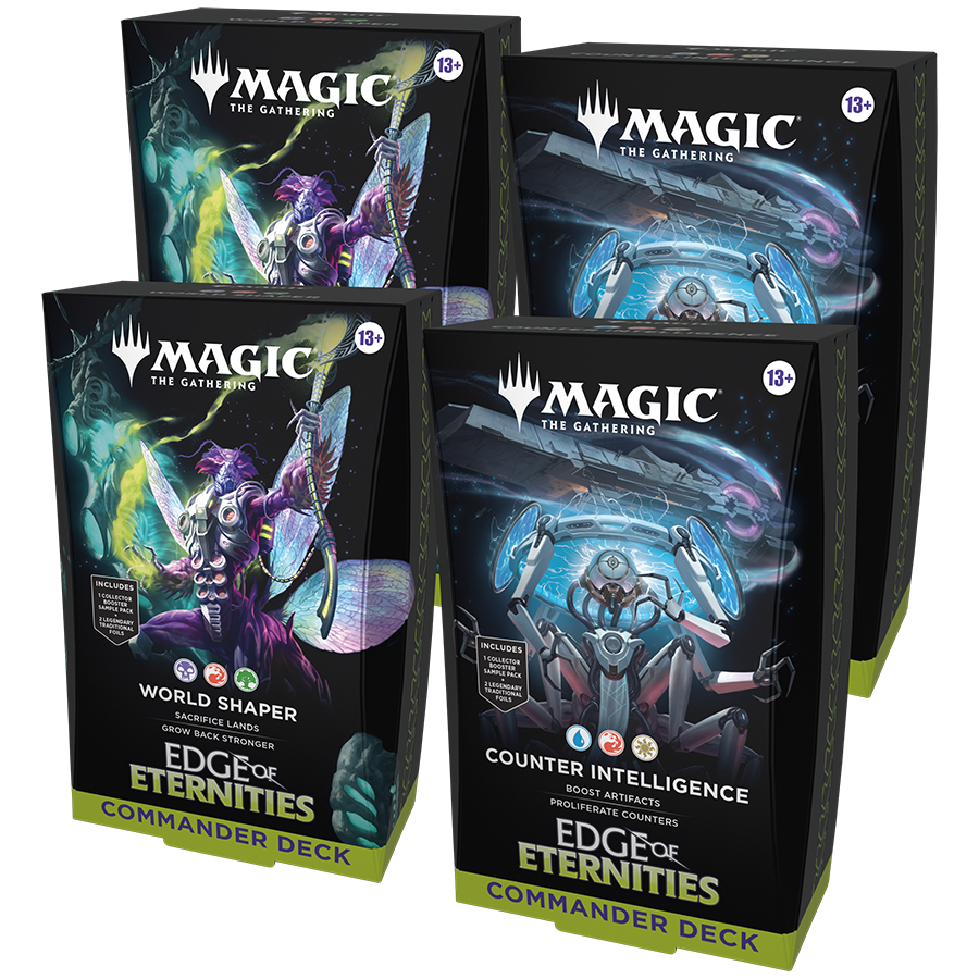 Magic The Gathering Edge Of Eternities Commander Deck (Set of 4)
