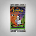 Pokemon Gym Challenge 1st Edition Booster Pack - Blaine Artwork