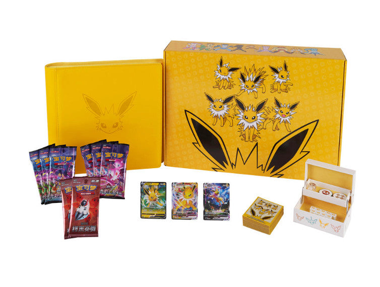 Pokemon TCG S-Chinese 2024 Eevee GX Gift Box Jolteon